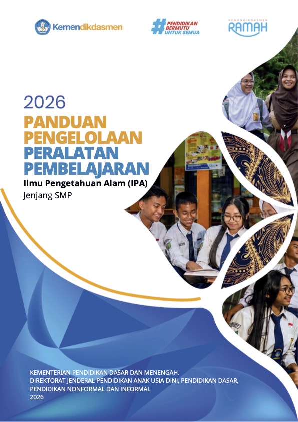Cover PANDUAN PENGELOLAAN PERALATAN PEMBELAJARAN Ilmu Pengetahuan Alam (IPA)